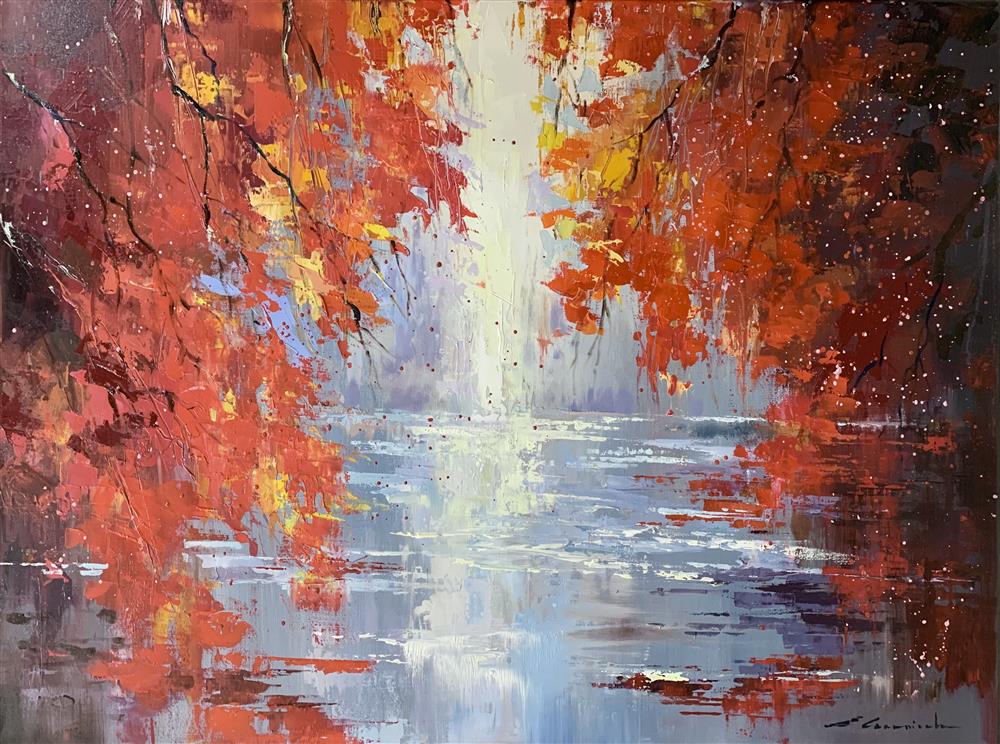 Ewa Czarniecka - ' Autumn Is Here' - Framed Original Art