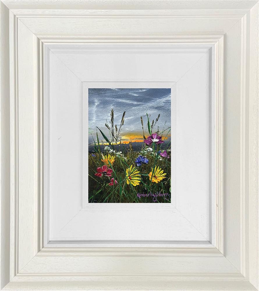 Kimberley Harris - 'Autumn Light' - Miniature size' - Framed Original Art