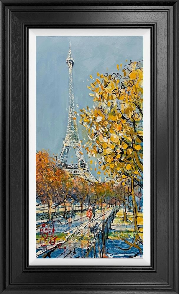 Nigel Cooke - 'Autumn Petals In Paris' - Framed Original Artwork