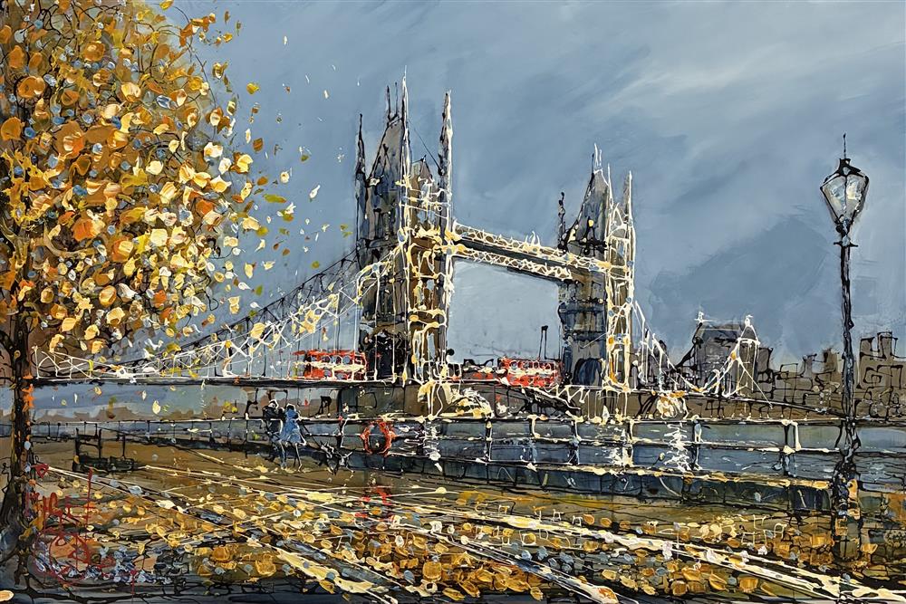 Nigel Cooke - 'Autumn In The Capital' - Framed Original Artwork