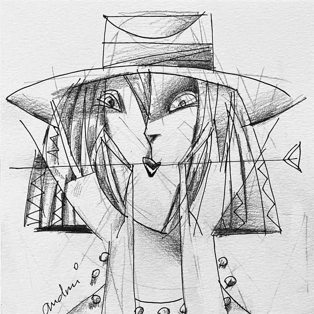 Andrei Protsouk - BBQ Lovers - Study' - Framed Original Art