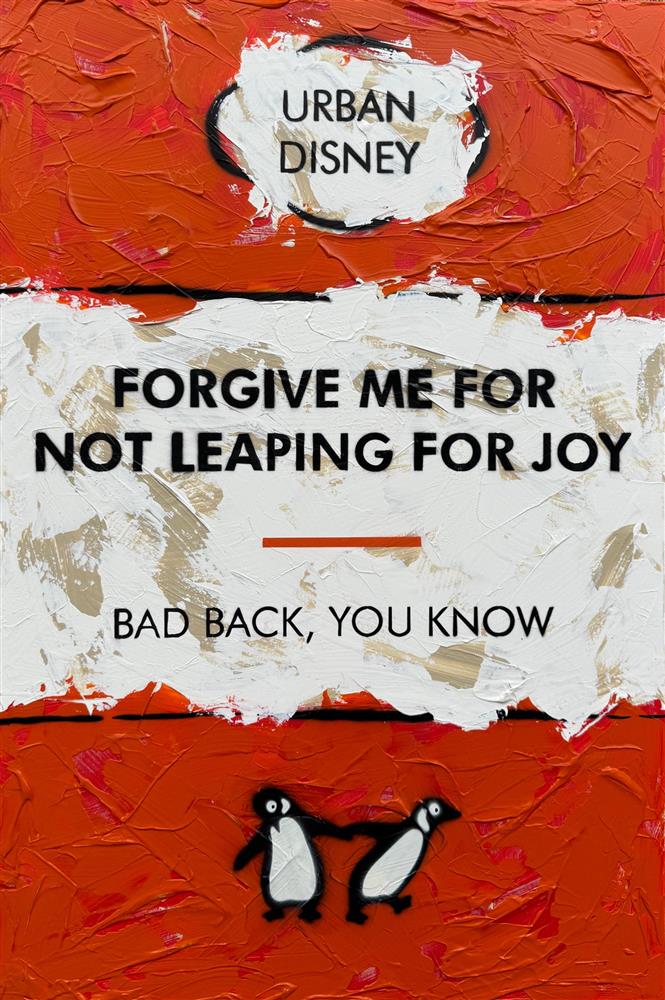 Hue Folk - 'Bad Back You Know' - Framed Original Artwork