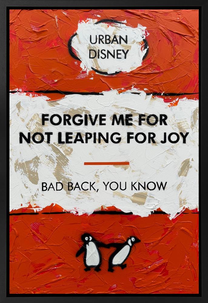 Hue Folk - 'Bad Back You Know' - Framed Original Artwork