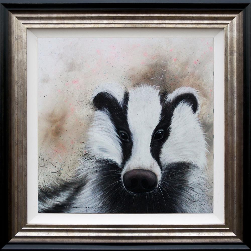Dale Bowen - 'Badger Wise' - Framed Original Artwork