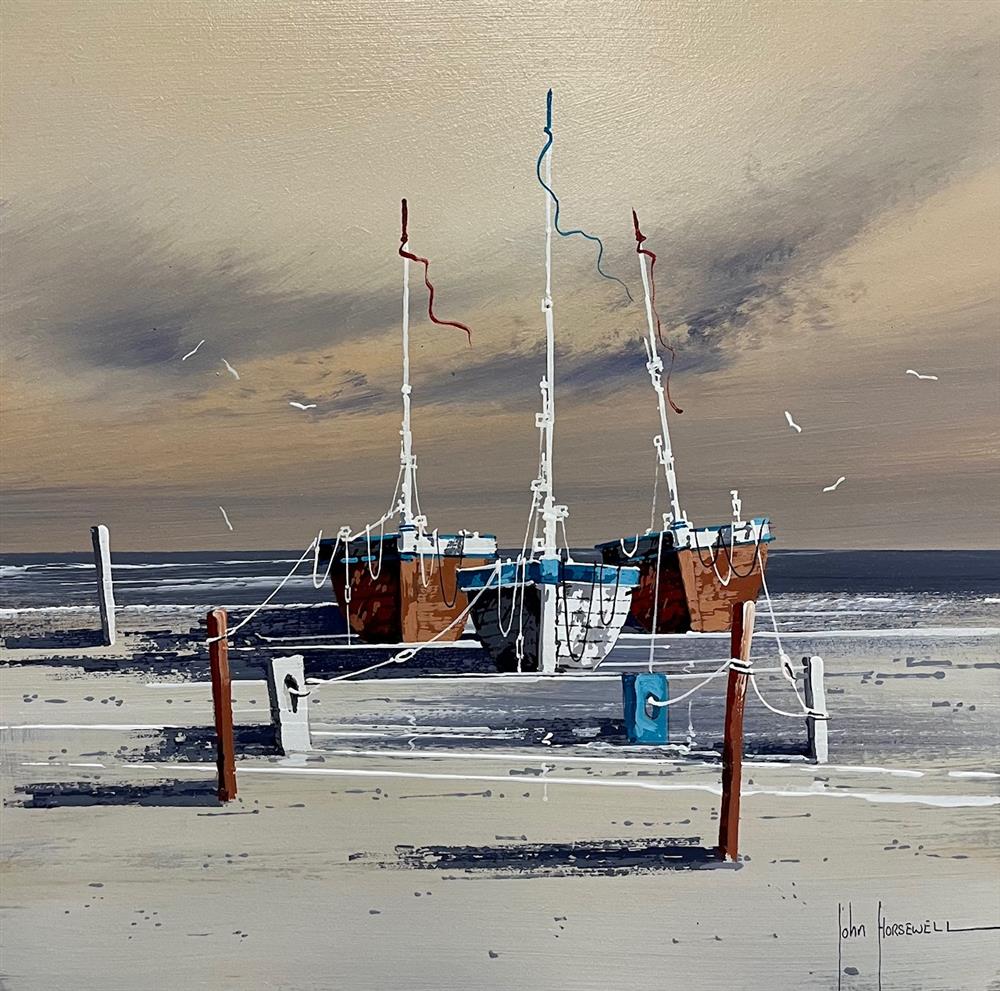 John Horsewell - 'Balance At Bay' - Framed Original Artwork