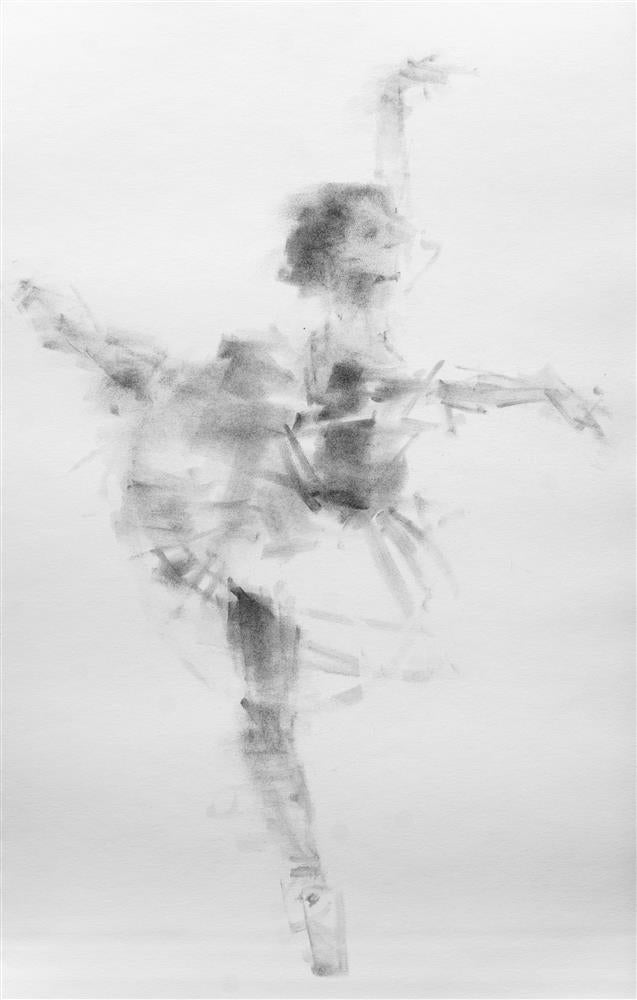 Tim Wang - 'Ballerina Girl' - Framed Original Artwork