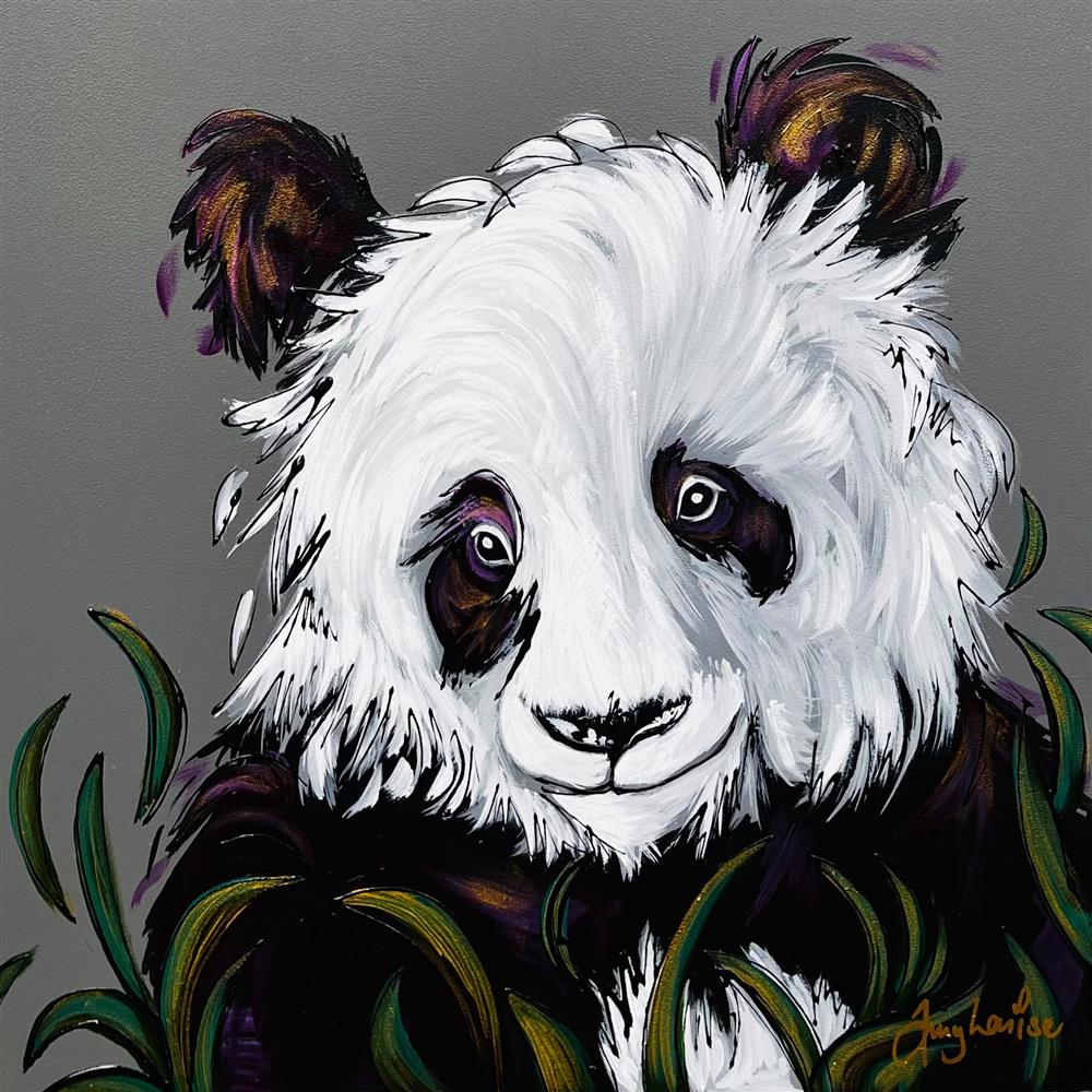 Amy Louise - 'Bamboo Bear' - Framed Original Artwork