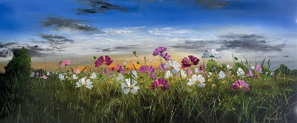 Kimberley Harris - 'Basking In The Evening Glow' - Framed Original Artwork