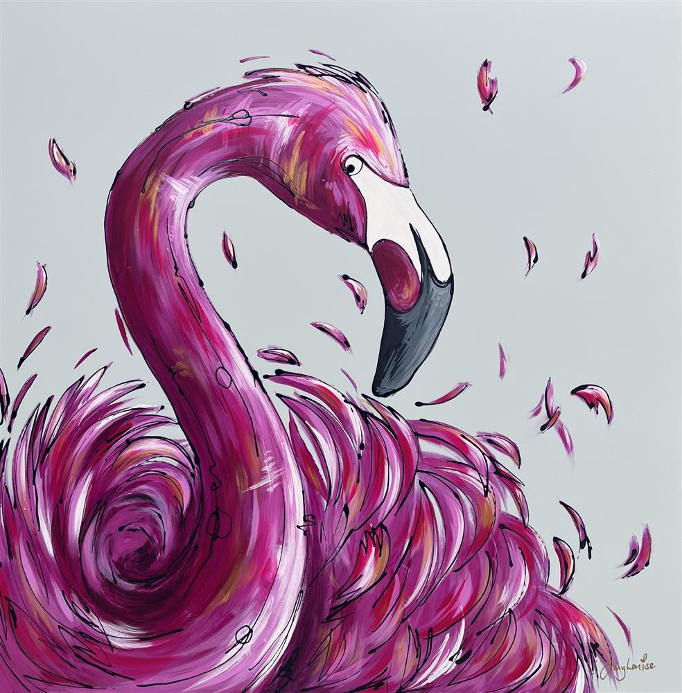 Amy Louise - 'Flamboyance' - Framed Original Art