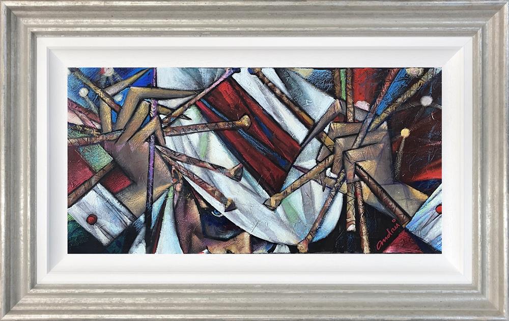 Andrei Protsouk - 'Beat The Drums' - Framed Original Art