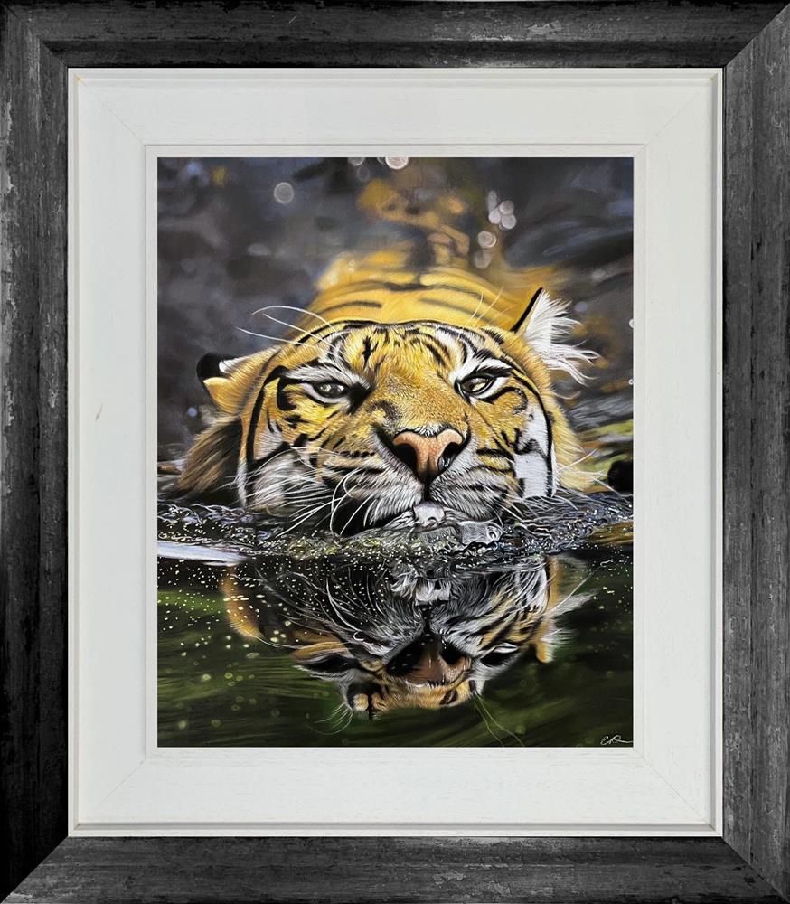 Clare Parkes - 'Beauty In The River' - Framed Original Art