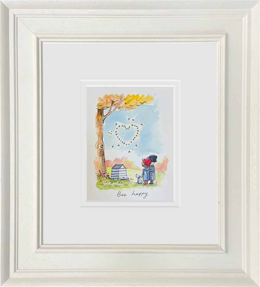 Michael Abrams - 'Bee Happy' - Sketch - Framed Original Artwork