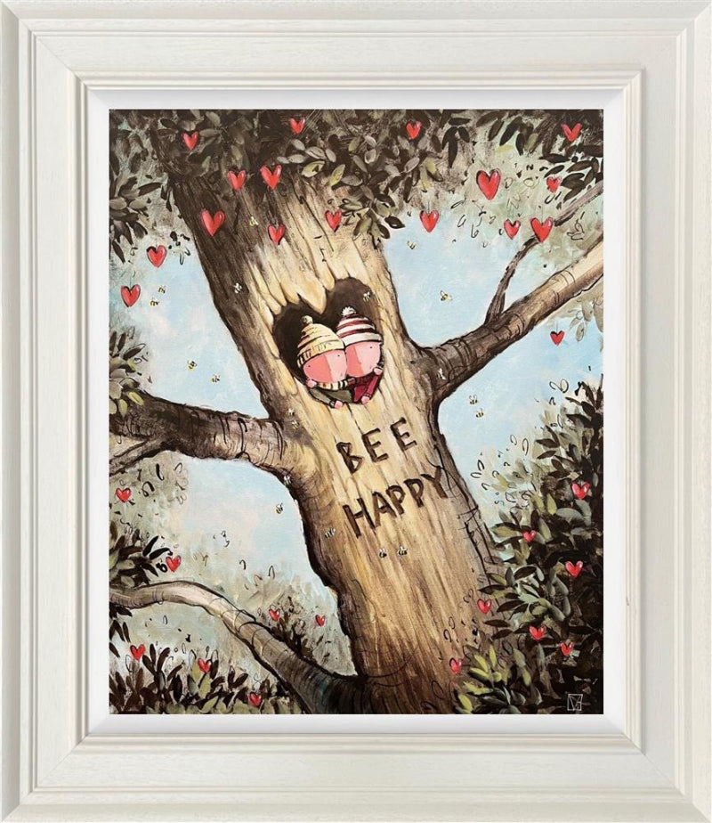 Michael Abrams - 'Bee Happy' - Framed Original Art