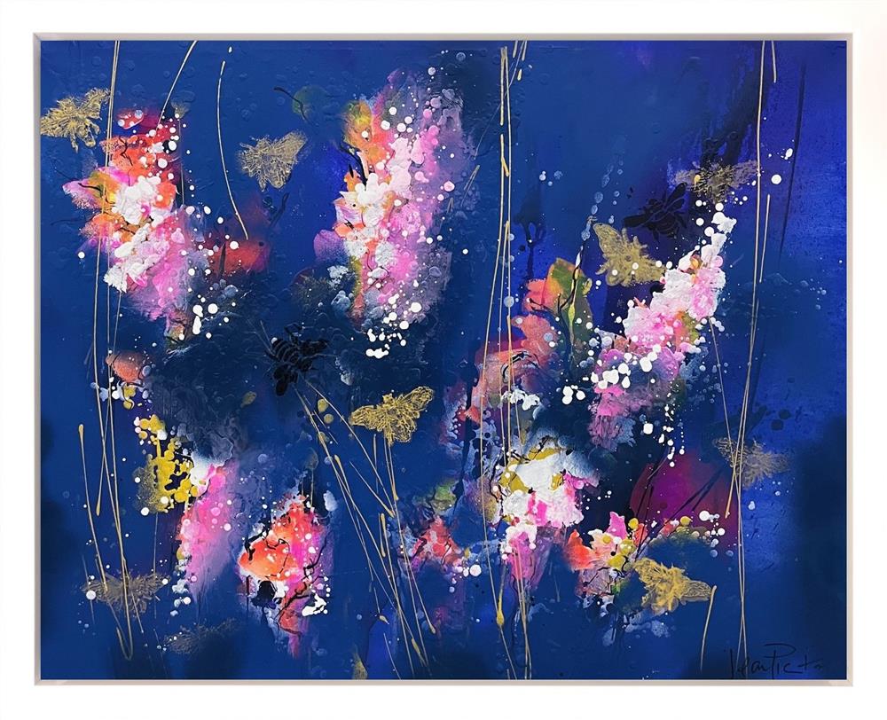 Jean Picton -  'Bees And Bloom VI' - Framed Original Art