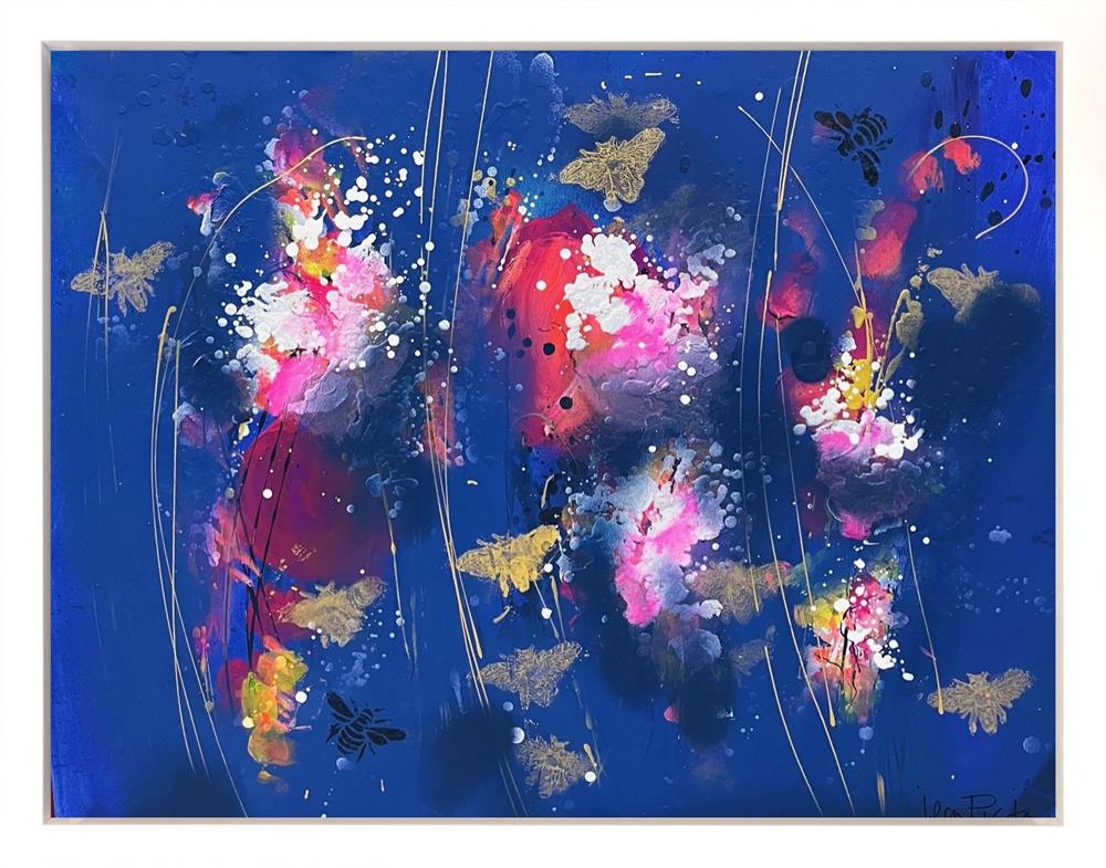 Jean Picton -  'Bees And Bloom VII' - Framed Original Art