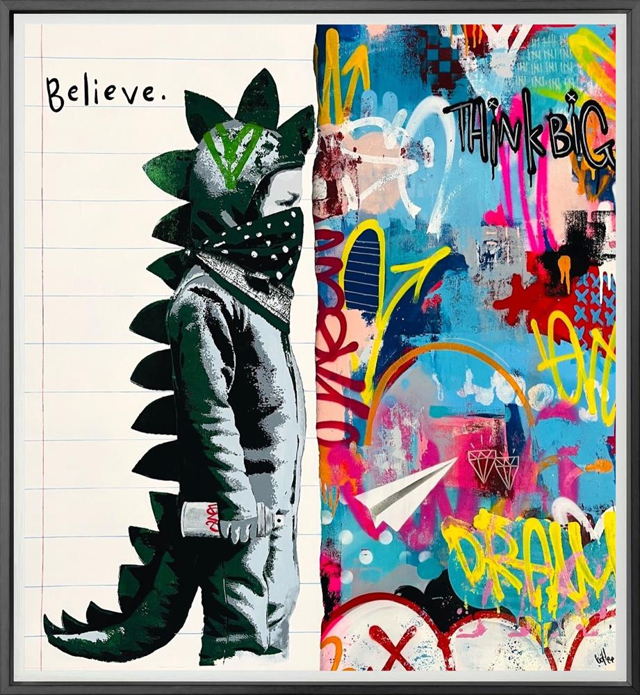 Bollee Patino - 'Believe' - Framed Original Artwork