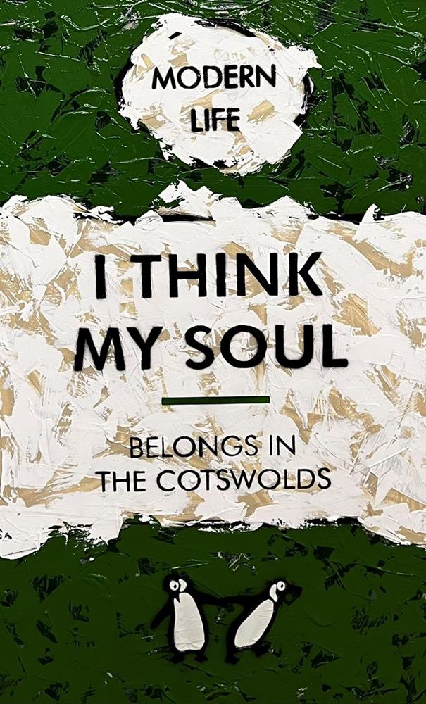 Hue Folk - 'Belongs In The Cotswold - XL' - Framed Original Artwork