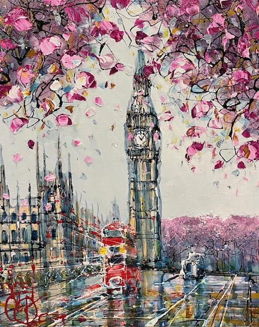 Nigel Cooke - 'Ben Under Blossom' - Framed Original Artwork