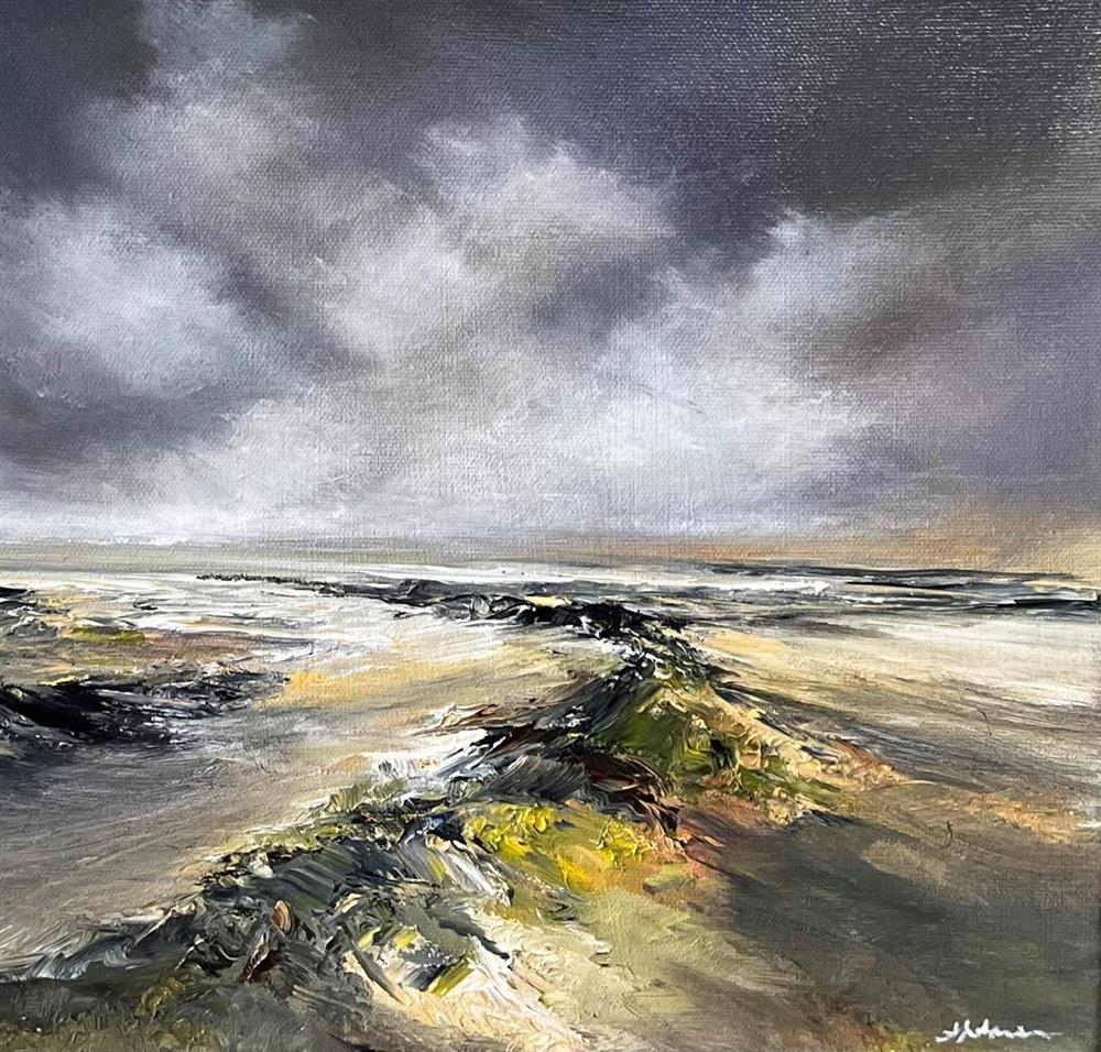 Alison Johnson - 'Beneath A Silver Sky' - Framed Original Artwork