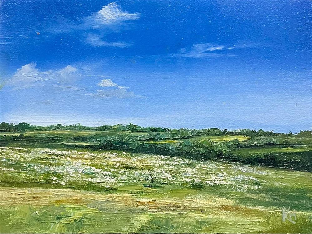 Kimberley Harris - 'Beneath Endless Blue' - Framed Original Artwork