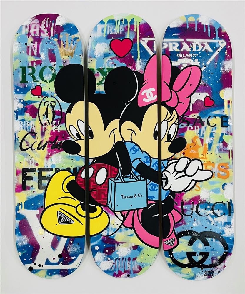 Emily Crook - 'Better In Love - Skatedeck' -  Original Wall Art