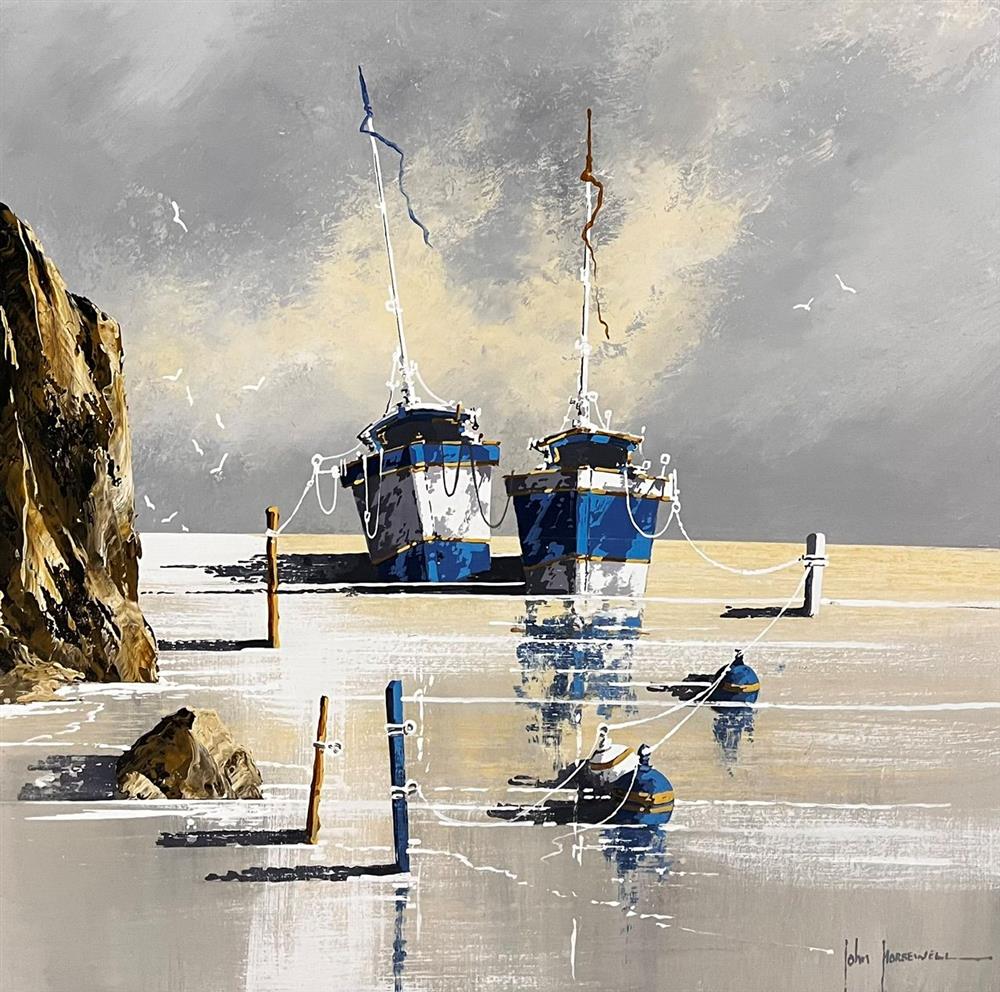 John Horsewell - 'Between Sea And Sky' - Framed Original Artwork