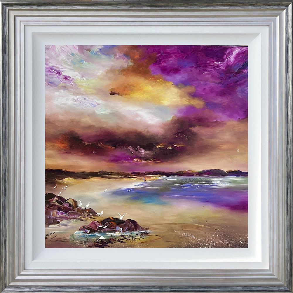 Lillias Blackie -  'Beyond The Golden Shores' - Framed Original Artwork