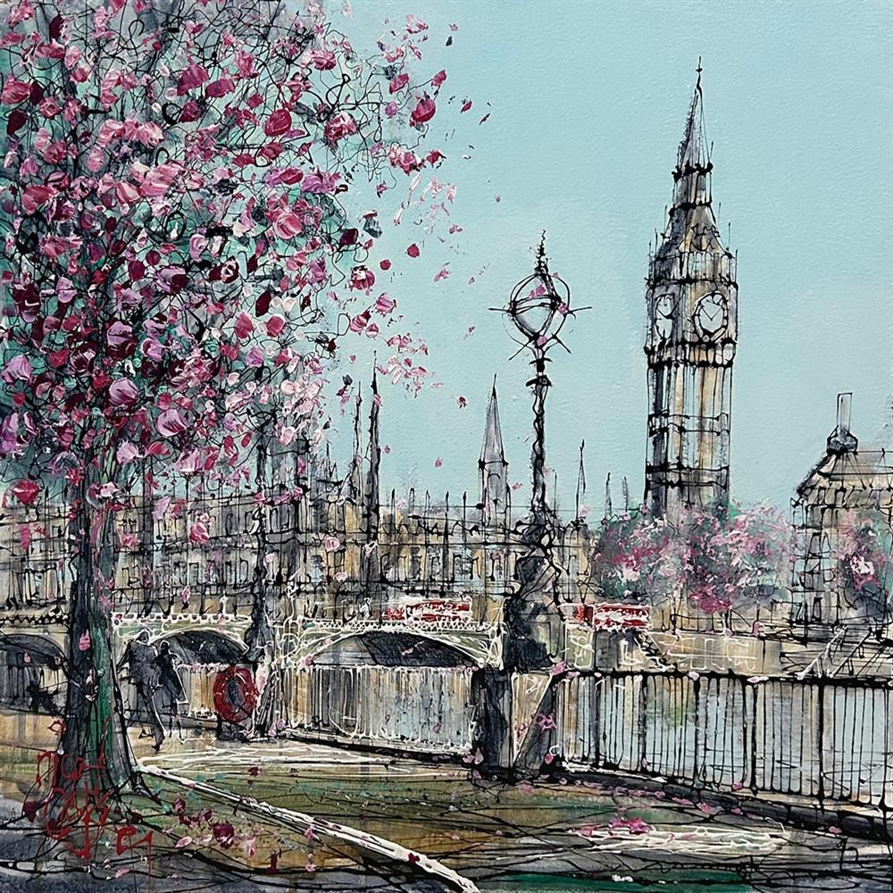 Nigel Cooke - 'Big Ben Blues' - Framed Original Artwork