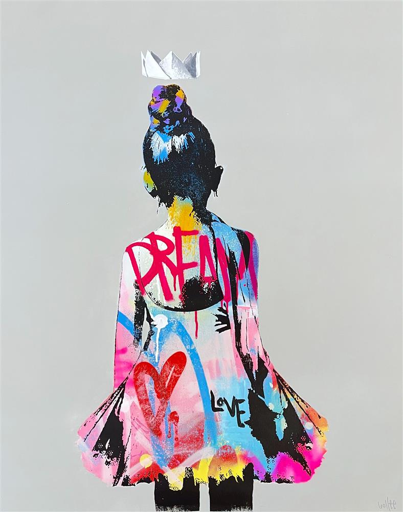 Bollee Patino - 'Bigger Dreams' - Framed Original Artwork