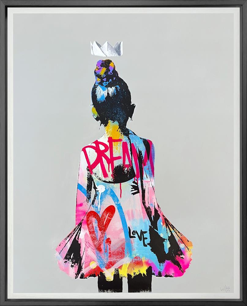 Bollee Patino - 'Bigger Dreams' - Framed Original Artwork