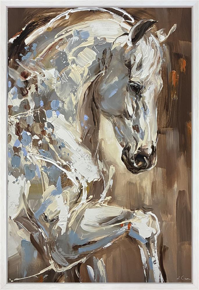 Anna Cher - 'Birchwood' - Framed Original Artwork