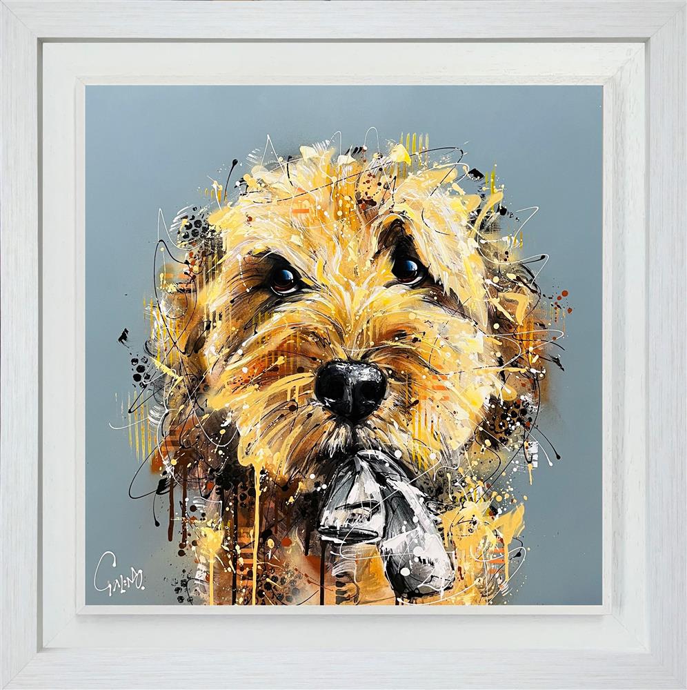 Joe Galindo - 'Biscuit' - Framed Original Artwork