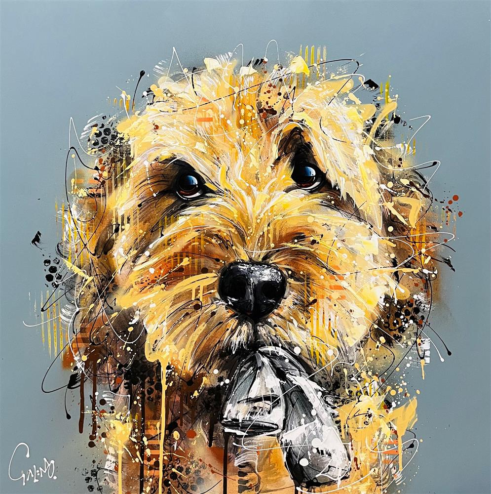 Joe Galindo - 'Biscuit' - Framed Original Artwork