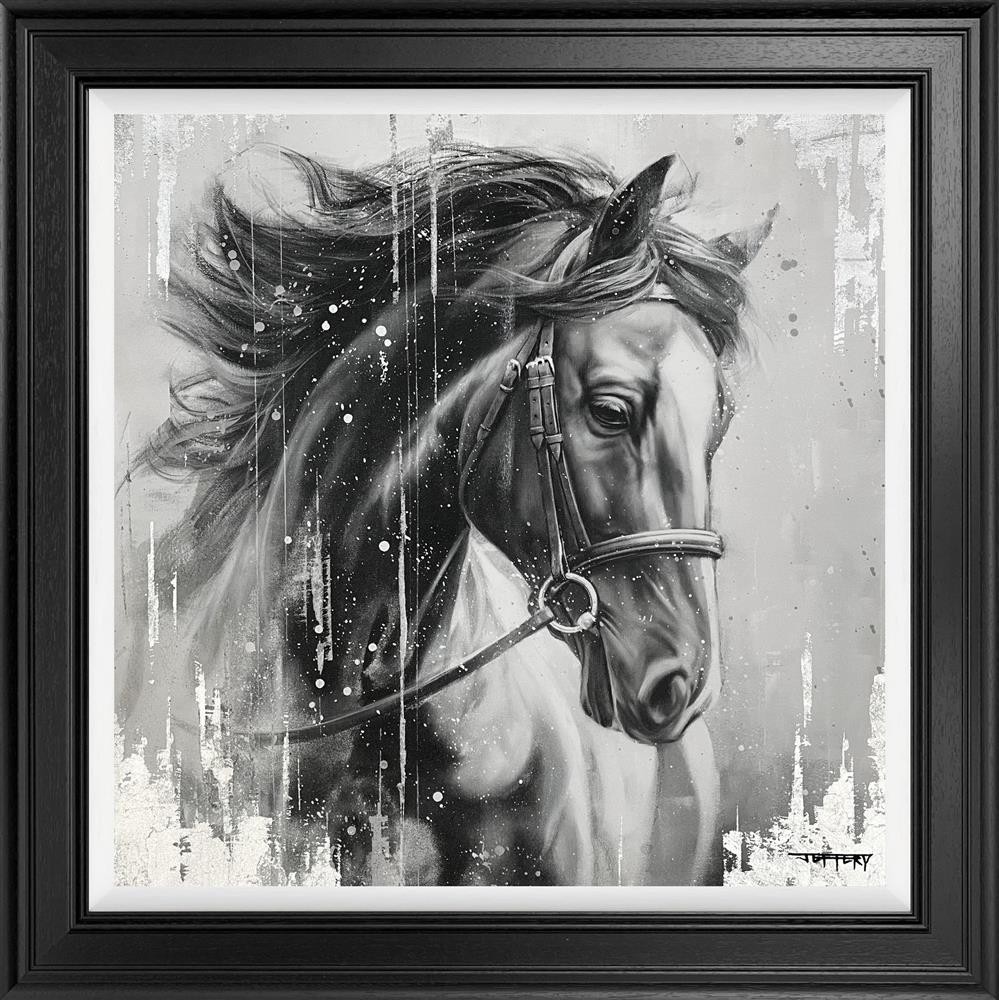 Ben Jeffery - 'Black Knight' - Framed Studio Edition Canvas