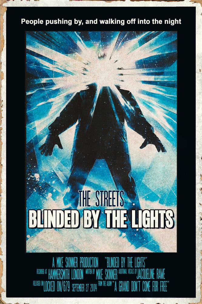 Linda Charles - 'Blinding Lights - ReMovied' - Framed Original Artwork