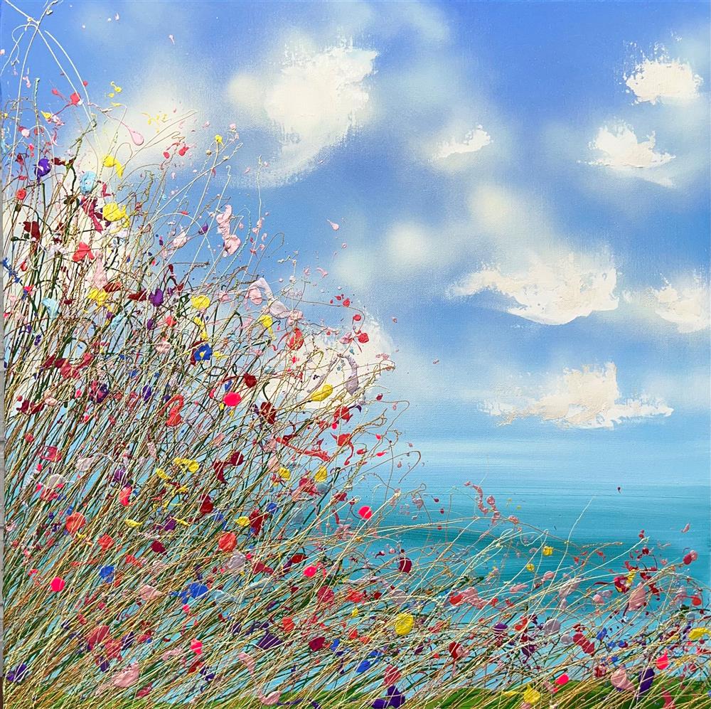 Lisa Pang - 'Blissful' - Framed Original Artwork