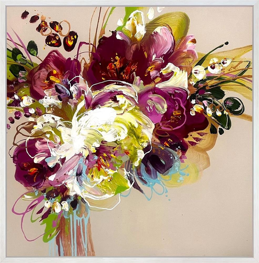 Anna Cher - 'Bloom Symphony' - Framed Original Artwork