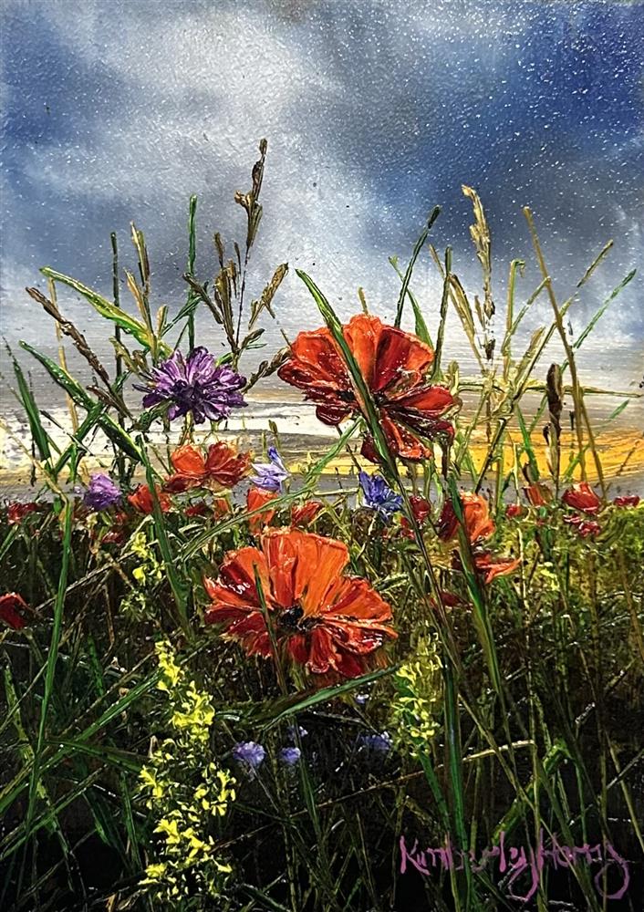 Kimberley Harris - 'Blooming Horizon' - Miniature series - Framed Original Art