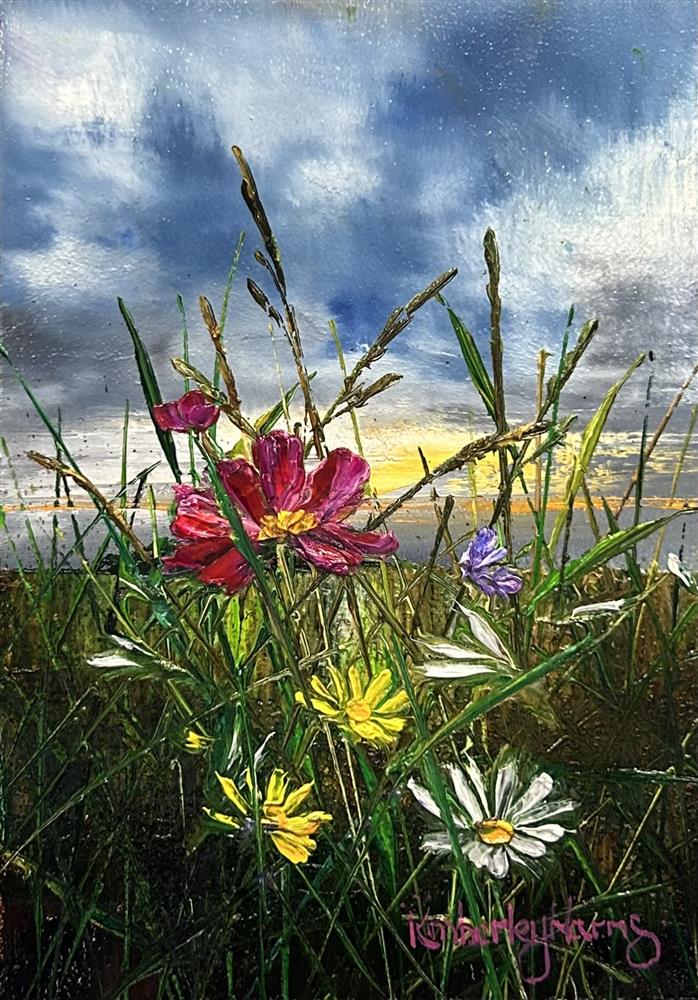 Kimberley Harris - 'Blossoms Beyond Time' - Miniature series - Framed Original Art