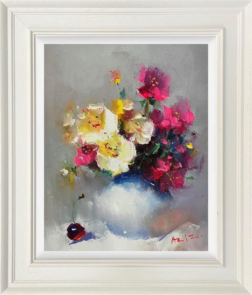 Aziz - 'Blossoms In The Mist' - Framed Original Artwork
