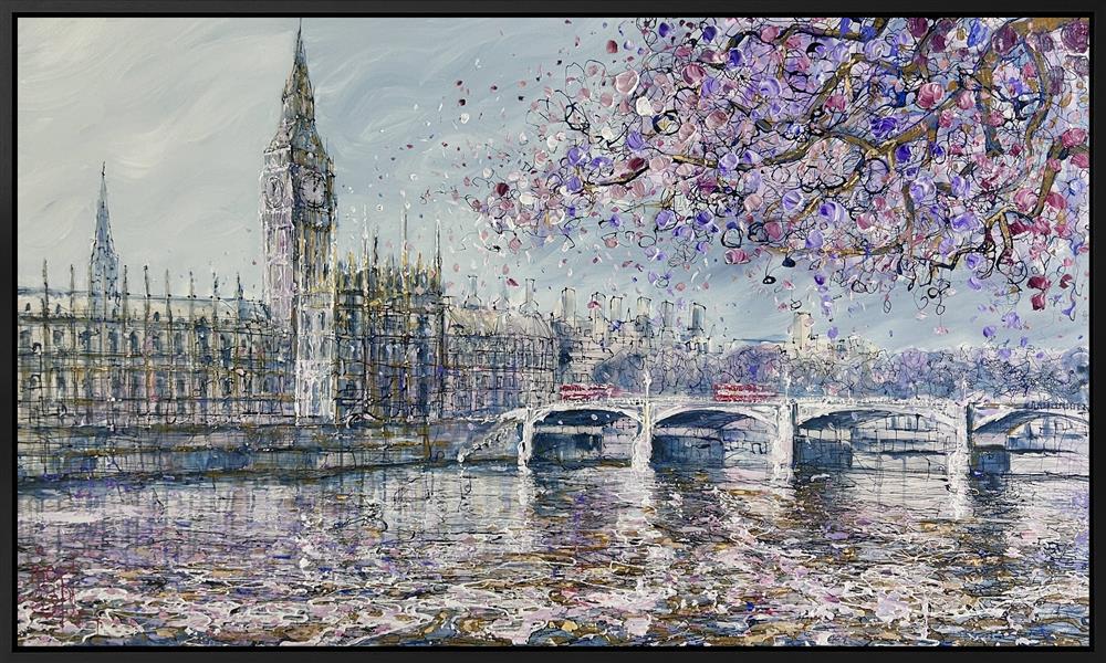 Nigel Cooke - 'Blossoms At Westminster' - Framed Original Artwork