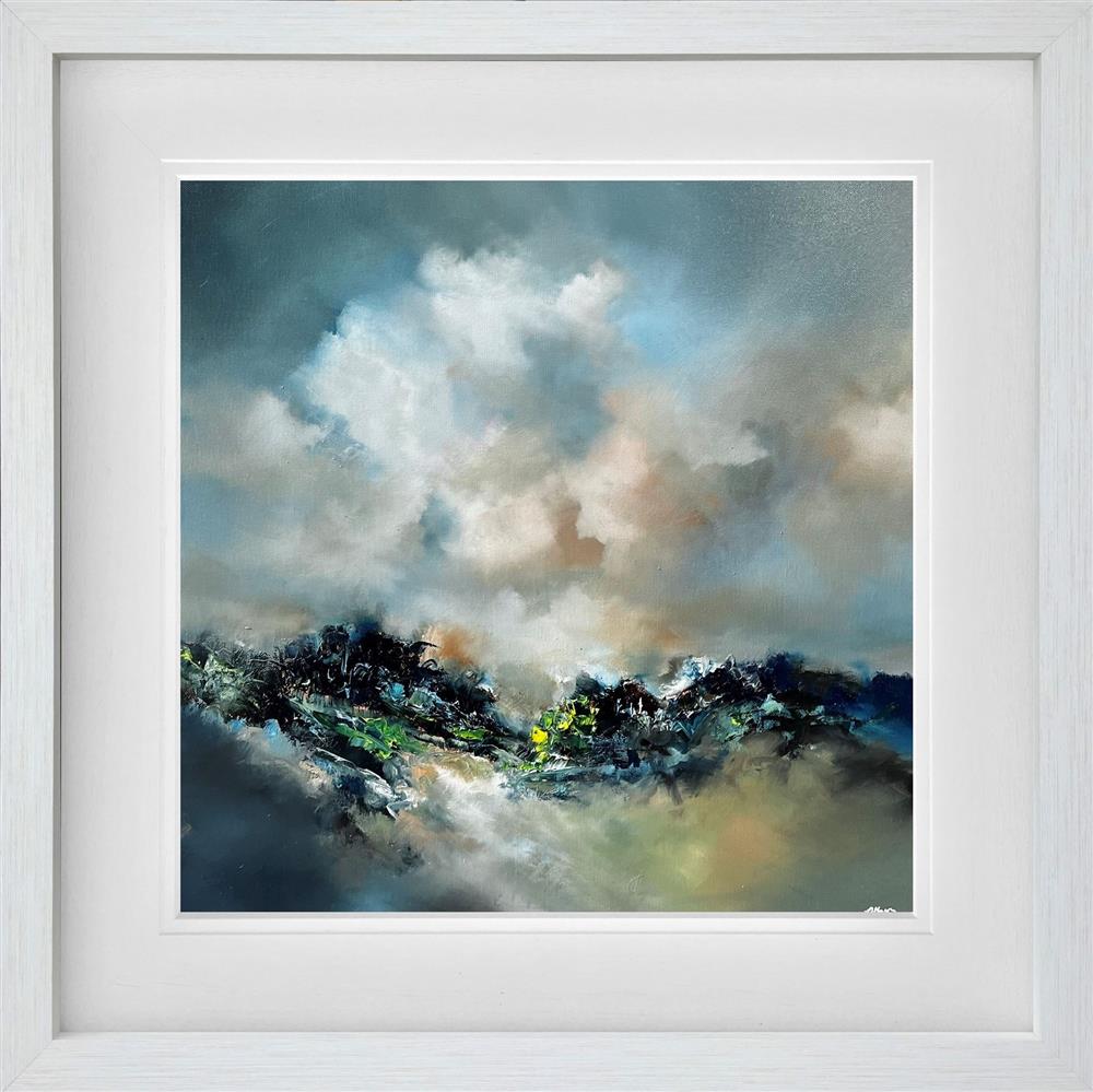 Alison Johnson - 'Blue Horizons And Broken Light' - Framed Original Artwork