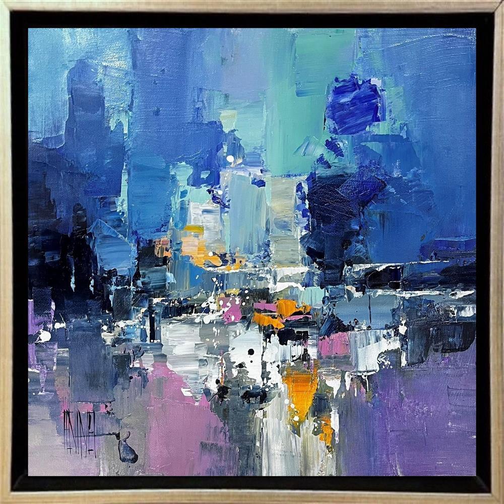 Hervé Lenouvel  'Blue Reverie' - Framed Original Artwork