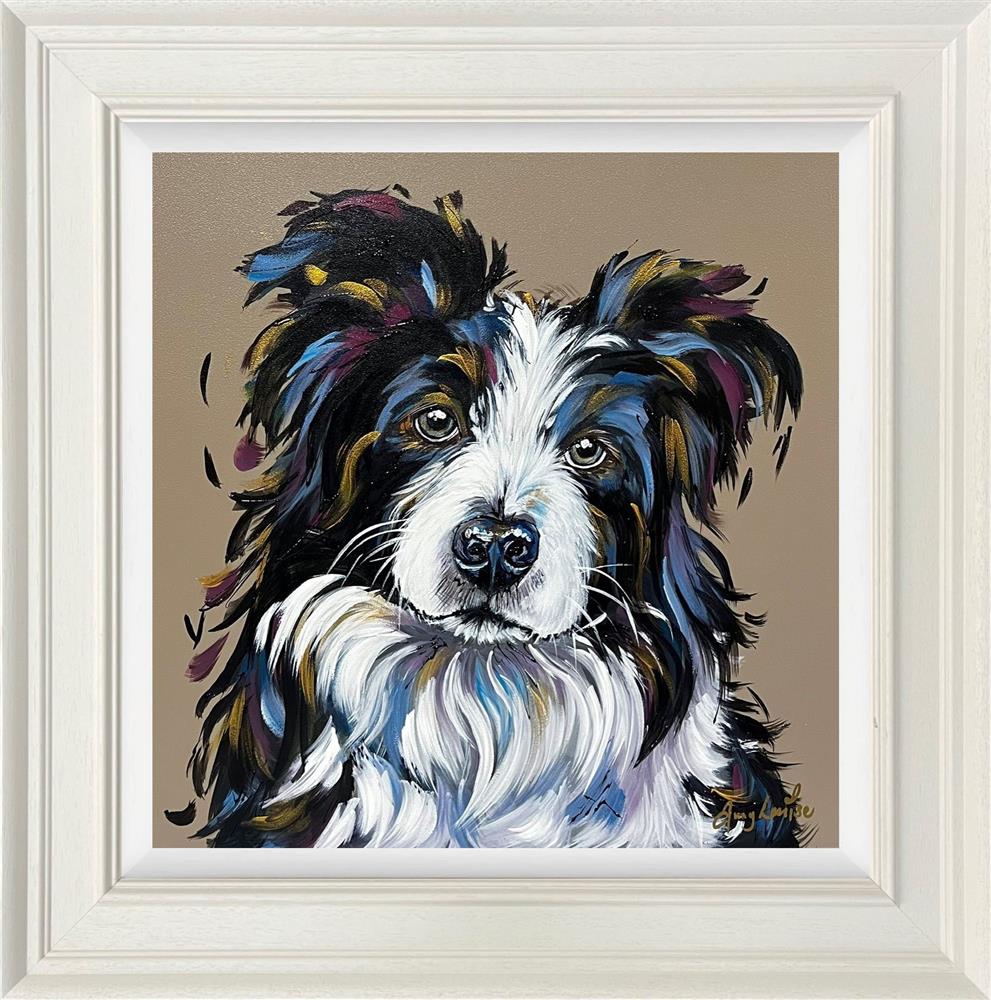 Amy Louise - 'Herding Sheep' - Framed Original Artwork