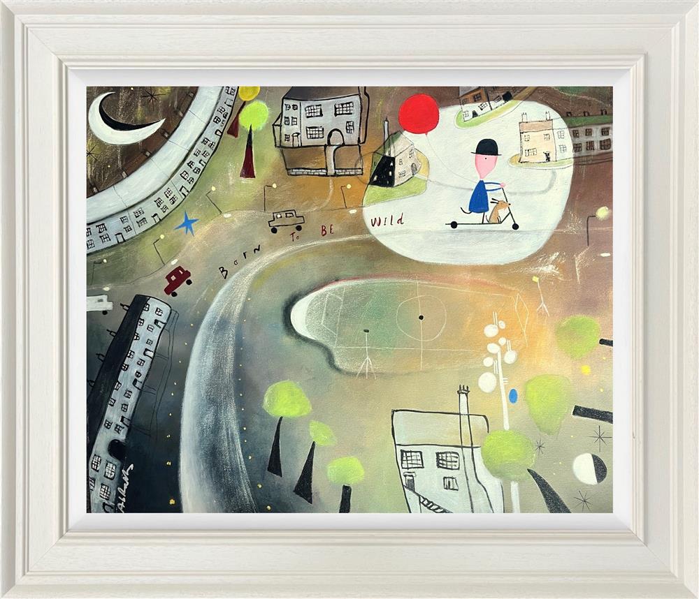 Michael Abrams - 'Born To Be Wild' - Framed Original Art