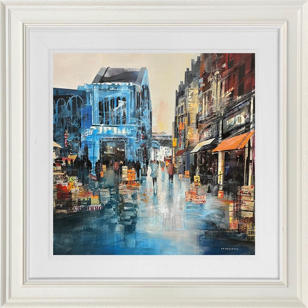 Ed Robinson - 'Borough Market Reflections'  - Framed Original Artwork