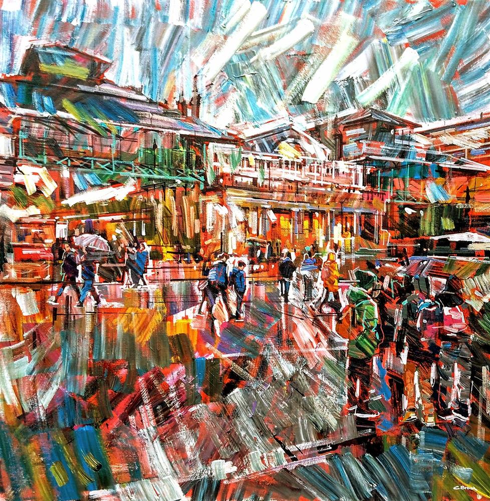 Colin Brown - 'Borough Market' - Framed Original Art