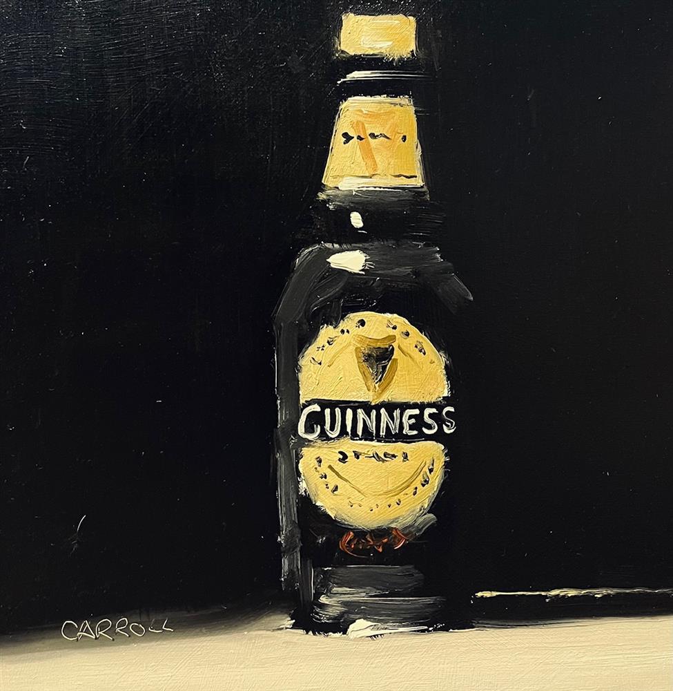 Neil Carroll -  'Bottle Of Guiness' - Framed Original Painting