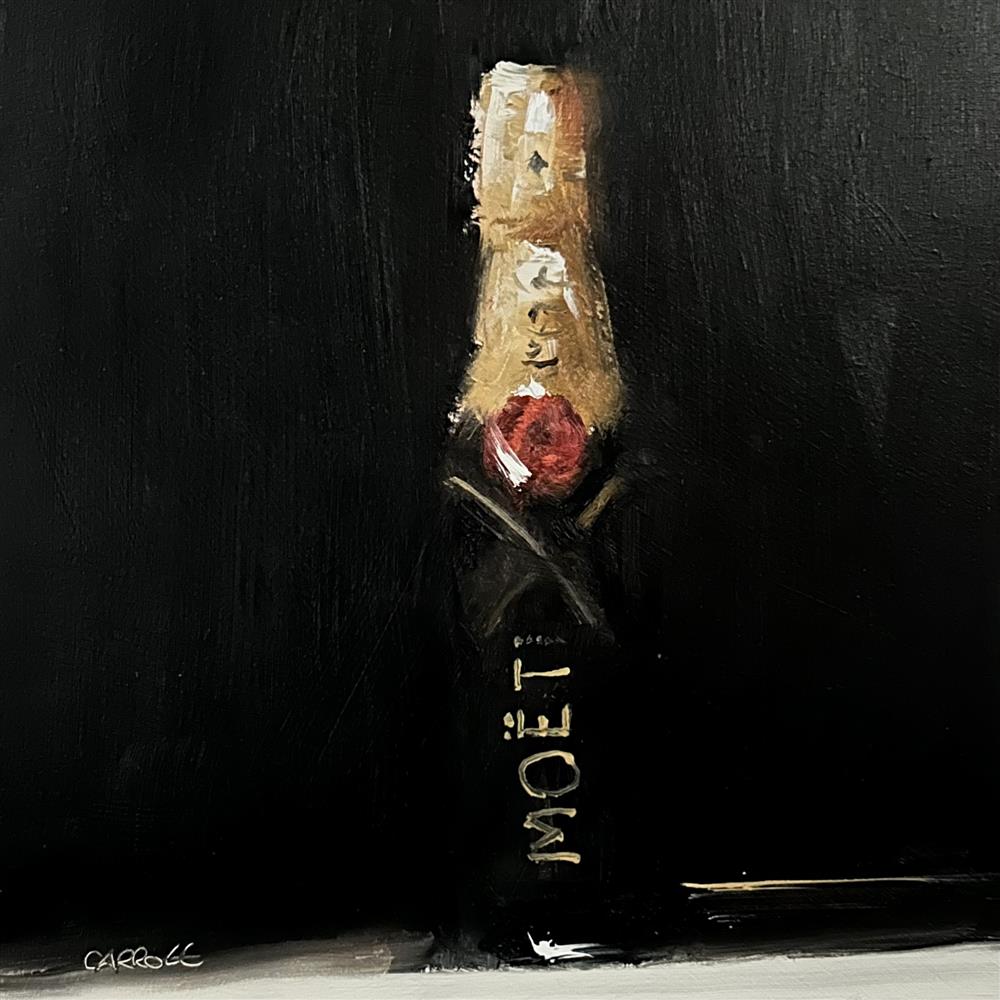 Neil Carroll - 'Bottle Of Moet' - Framed Original Artwork