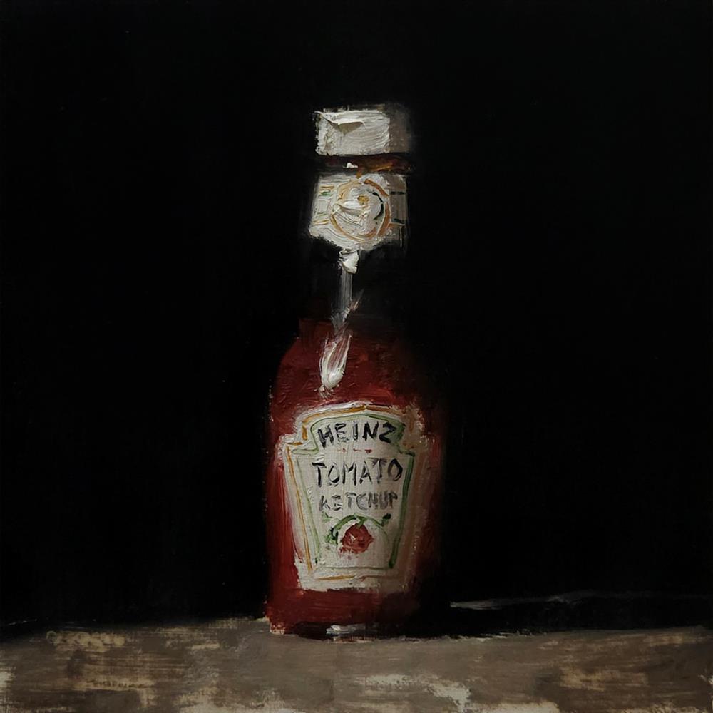 Neil Carroll - 'Bottle Of Red Sauce' - Framed Original Artwork